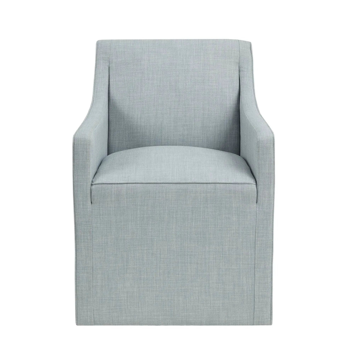 Traditional Dining Armchair | Upholstered | Fully Assembled | Gray