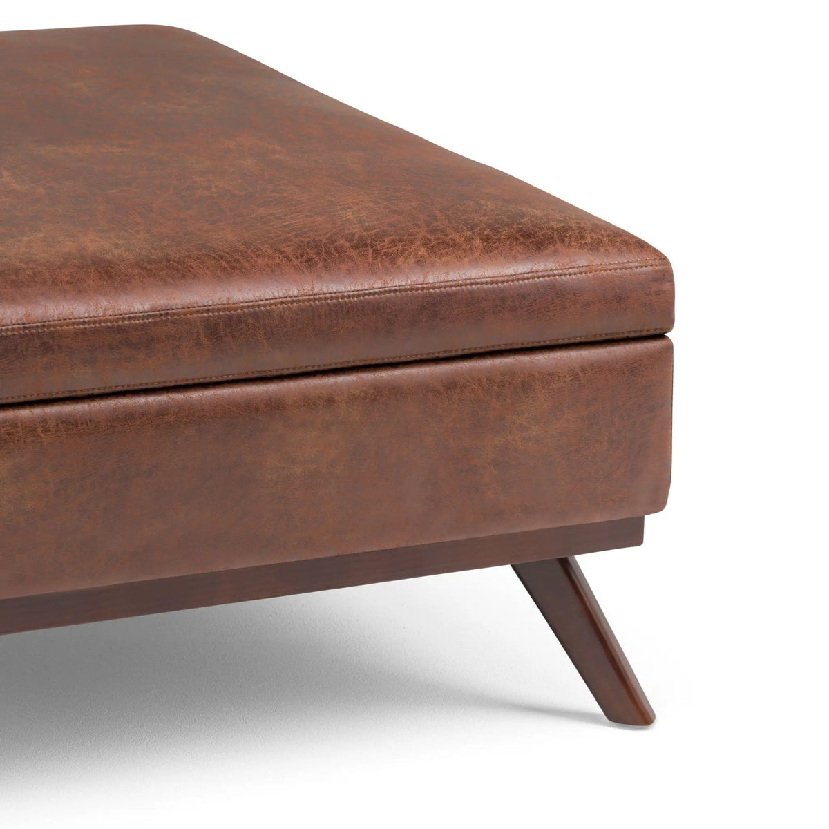 Owen Square Coffee Table Storage Ottoman | Hydraulic Lift-Up Lid | Multifunctional | 35.8 Inch Width