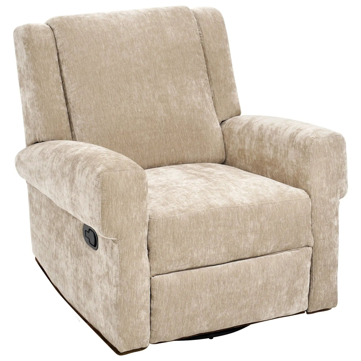 Manual Recliner Chair With Swivel Rocker Function, Dual Recline Angles | 2 Pieces | Iron & Plywood | Living Room