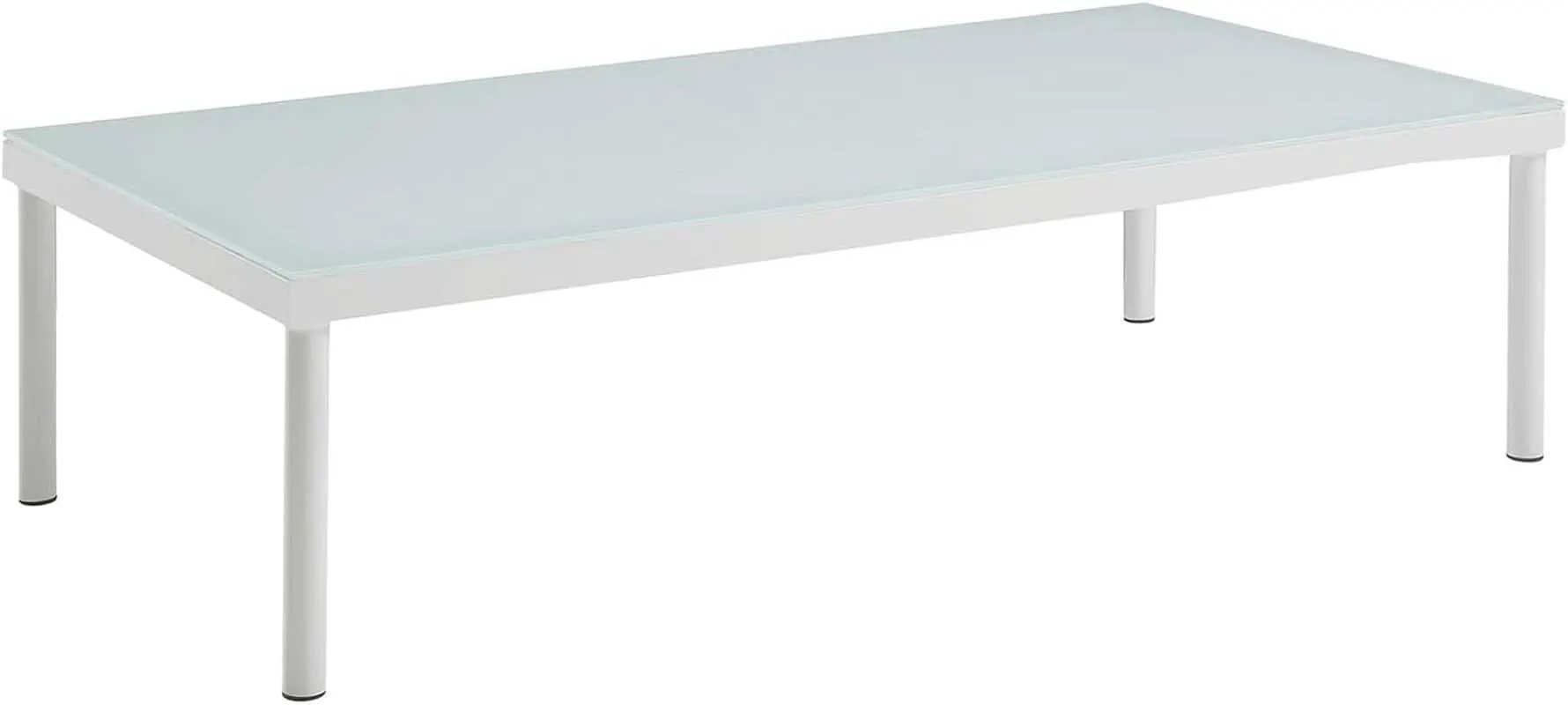 8 Piece White Aluminum Outdoor Patio Furniture Set from PriceLows™