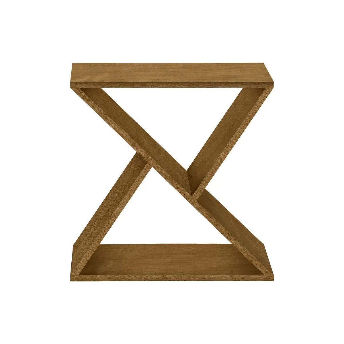 Accent Side Table | 24 Inch High | Veneer Finish | Modern Nightstand