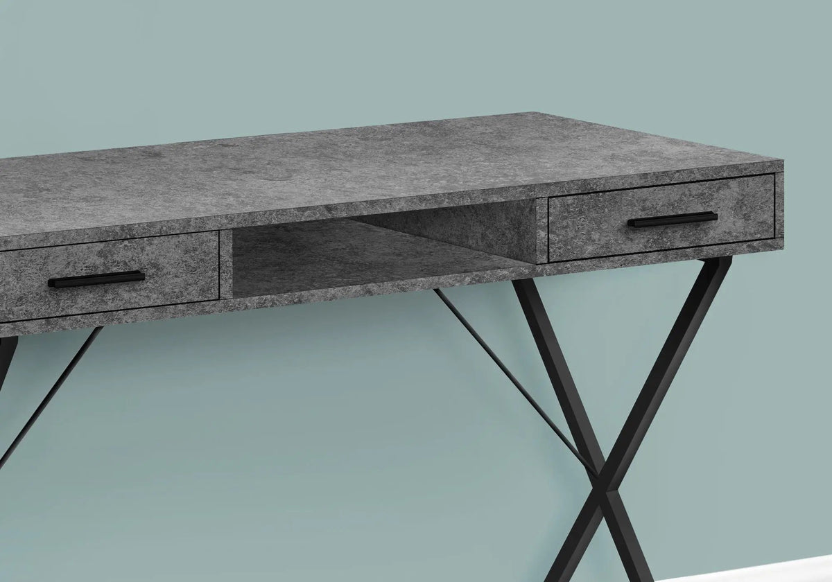 Computer Desk With Drawers | 42 Inch Width | Left Or Right Setup | Laptop Friendly