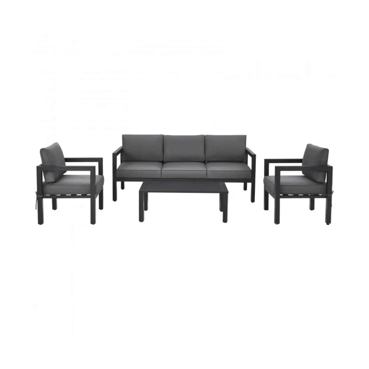 4-Piece Premium Outdoor Aluminum Furniture Set For Backyard & Poolside | 4-Piece | Steel | Outdoor Furniture Set