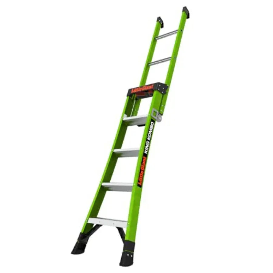 【Spot goods】Ladder Systems 13905-001 King Kombo 3-in-1 Ladder 5 Ft Green from PriceLows™