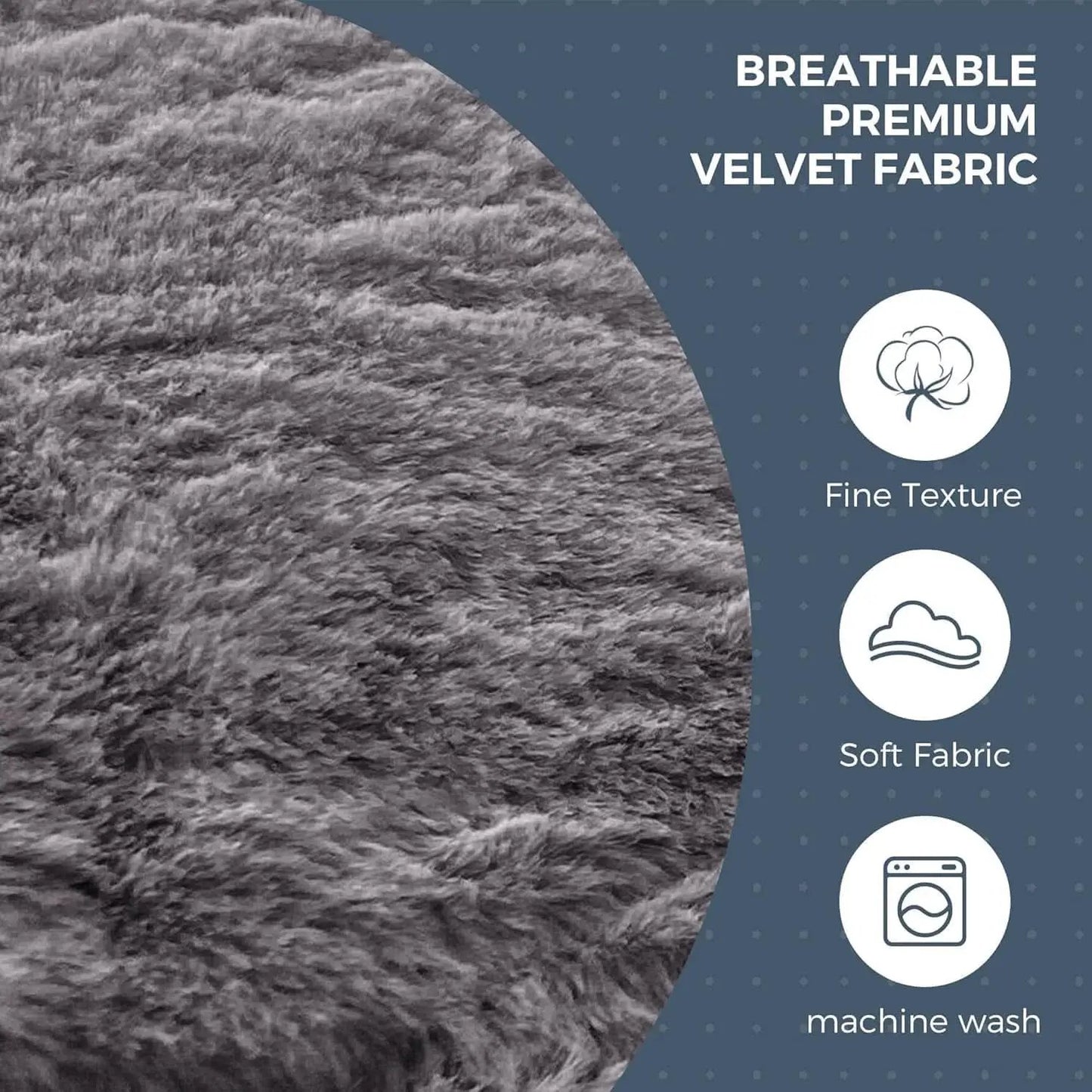Giant Bean Bag Chair Bed for Adults Convertible Lounger from PriceLows™