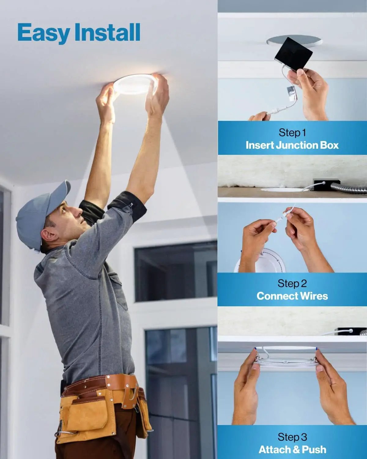 4-Inch Canless LED Recessed Lighting Dimmable 24 Pack from PriceLows™