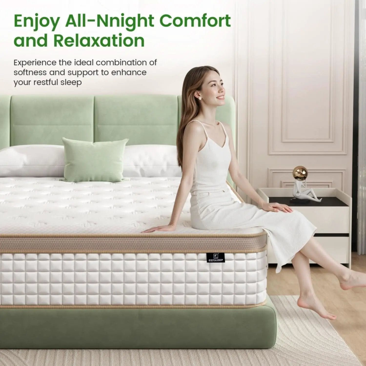 Twin Hybrid Mattress 12 Inch GelMemory Foam Comfort from PriceLows™