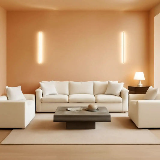 3 Piece Sofa Set Beige Chenille With 7 Pillows Living Room from PriceLows™