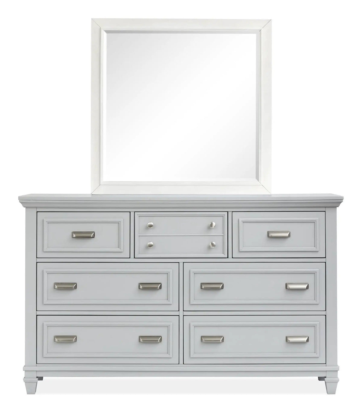 Charleston Drawer Dresser With Landscape Mirror | 2 Pieces | Bedroom Furniture | Bedroom