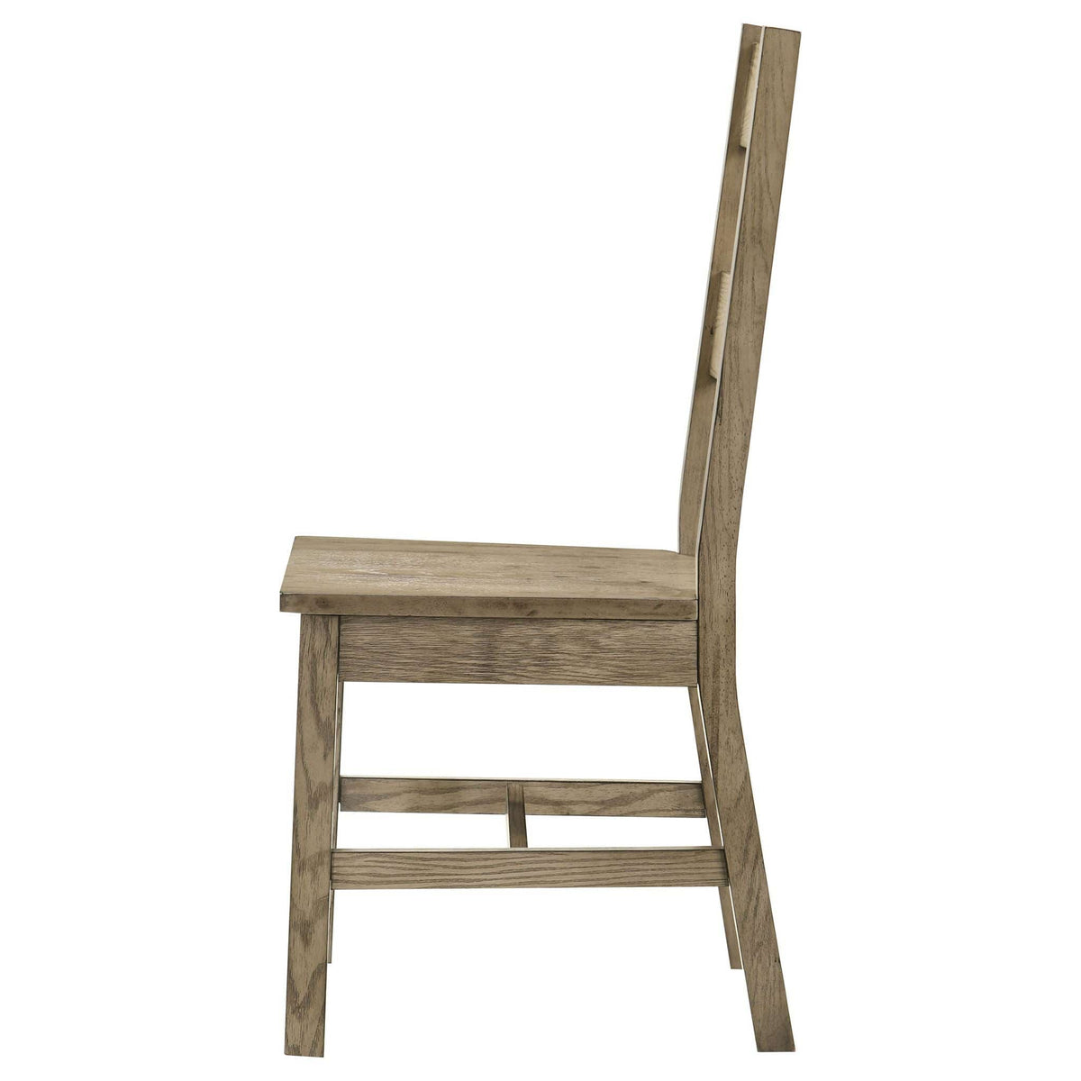 Cardova Solid Wood Dining Side Chair Vineyard Oak (Set of 2) | 18.5 x 21 x 42.25 in | Solid Wood & Rubberwood | Dining Room