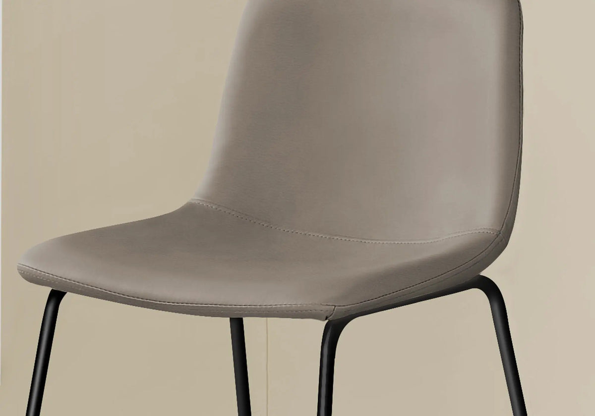 Bar Height Office Chair | Standing Desk Chair | Slim Metal Frame | Contemporary Design