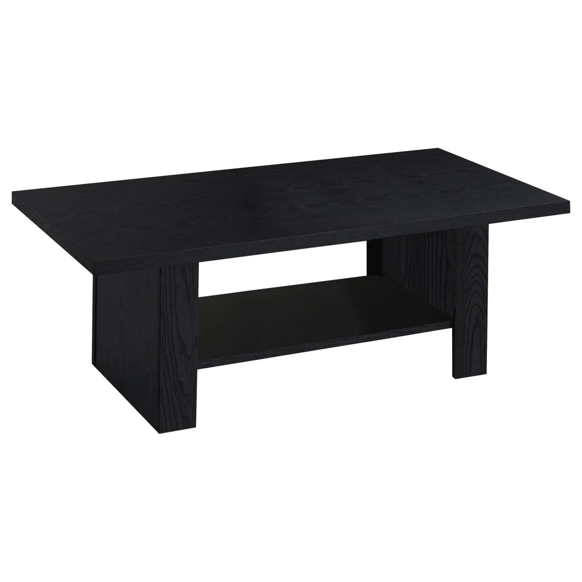 Rodez 3-piece Engineered Wood Coffee Table Set | 3-Piece Set | Engineered Wood & Veneer | Black