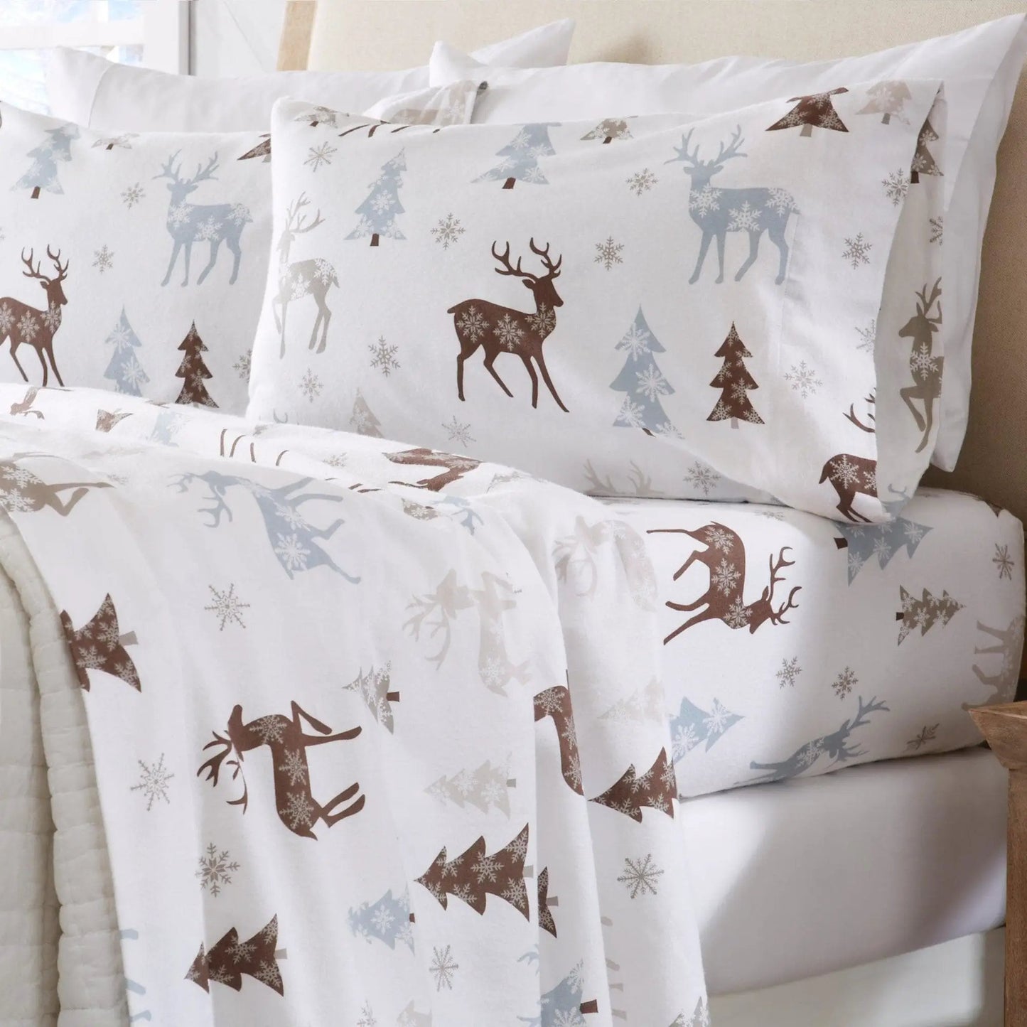 Turkish Cotton Flannel Sheet - Stratton Collection from PriceLows™