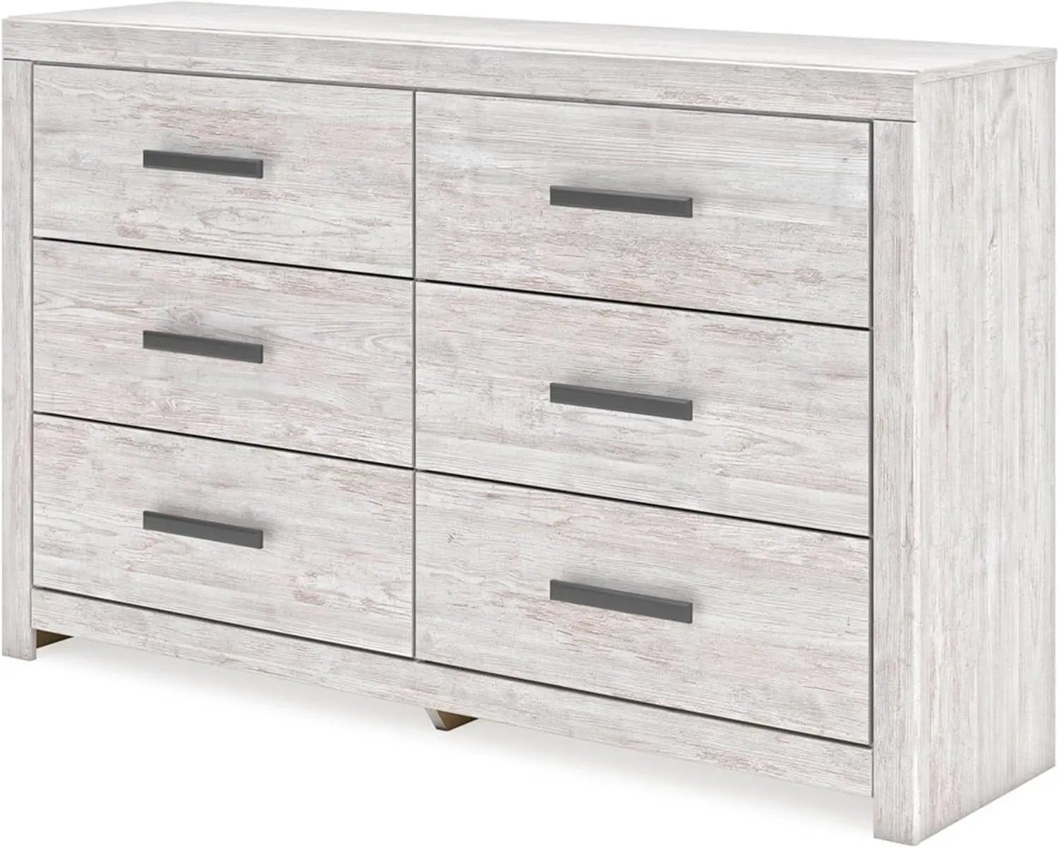Cayboni Vintage 6 Drawer Dresser With Safety Stop White from PriceLows™