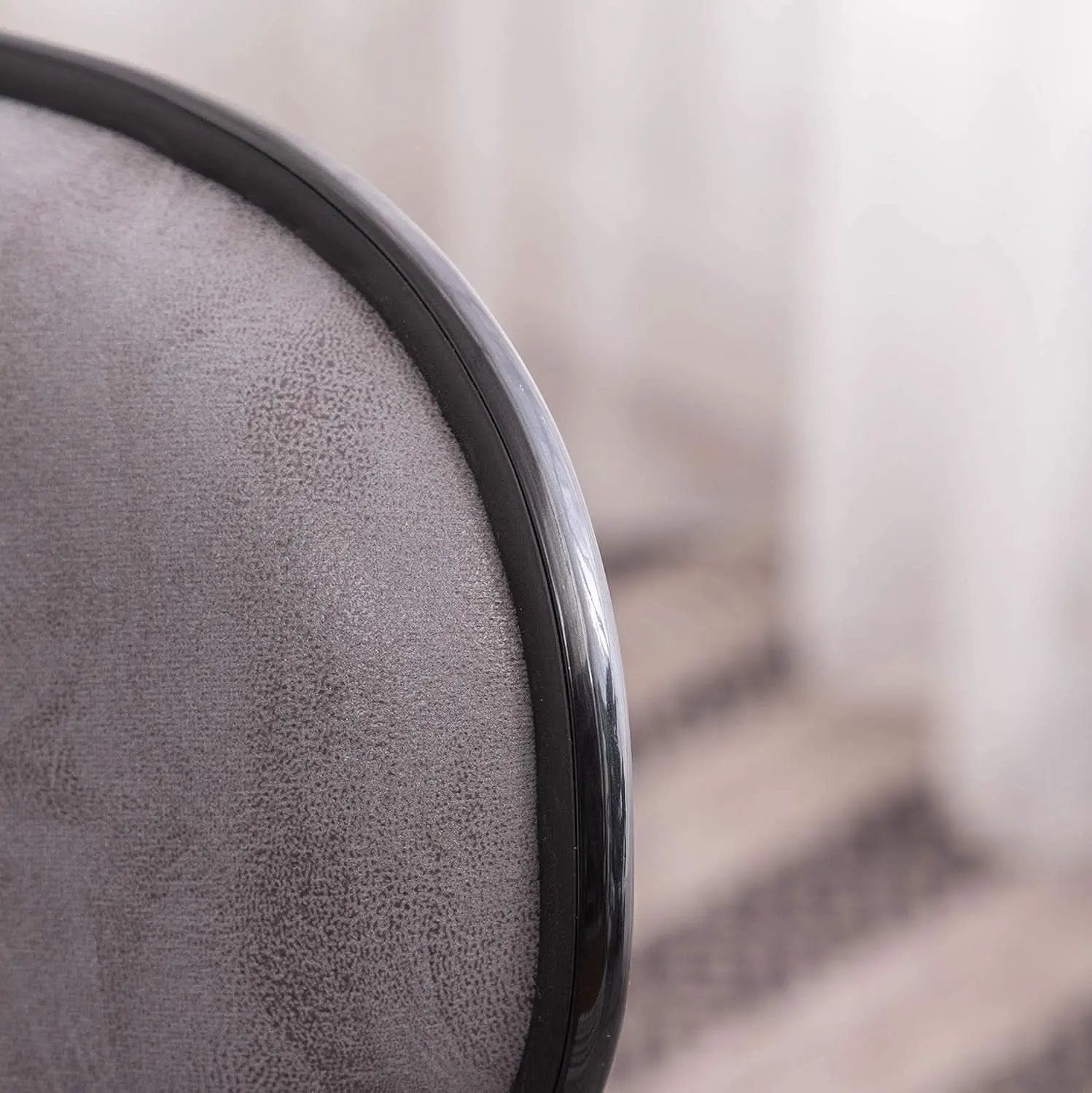 Weathered Gray Upholstery Adjustable Swivel Barstools Set from PriceLows™