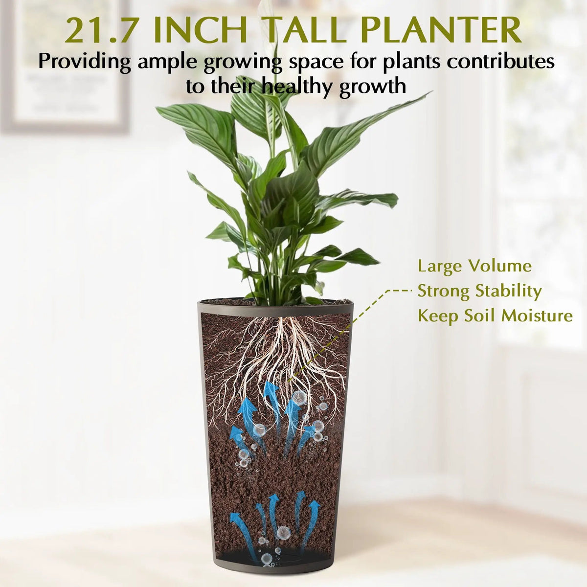 Outdoor Planters | UV Resistant | Shatterproof Polypropylene