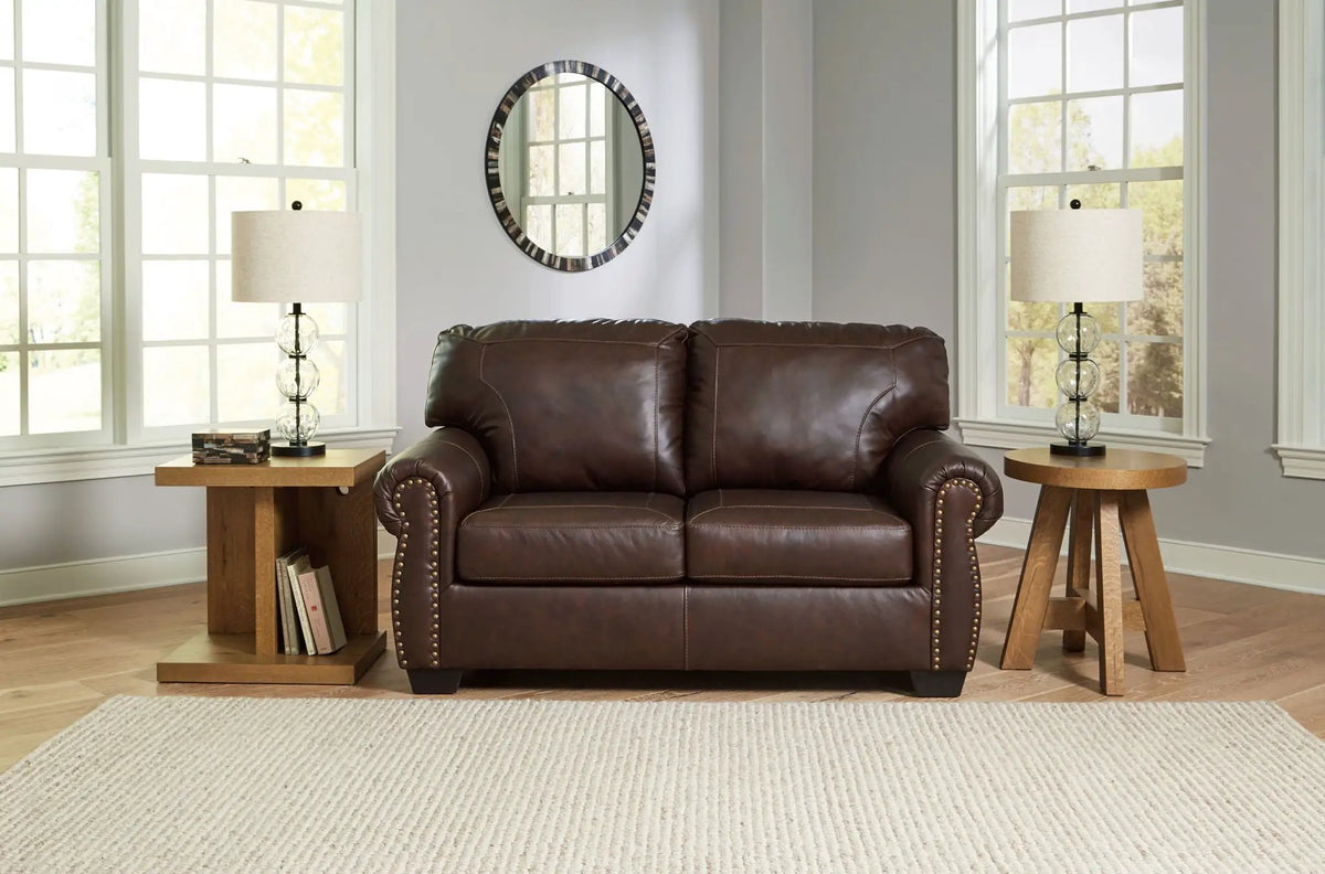 Colleton Living Room Set | Sofa And Loveseat | Roll Arm Frame | Nailhead Trim