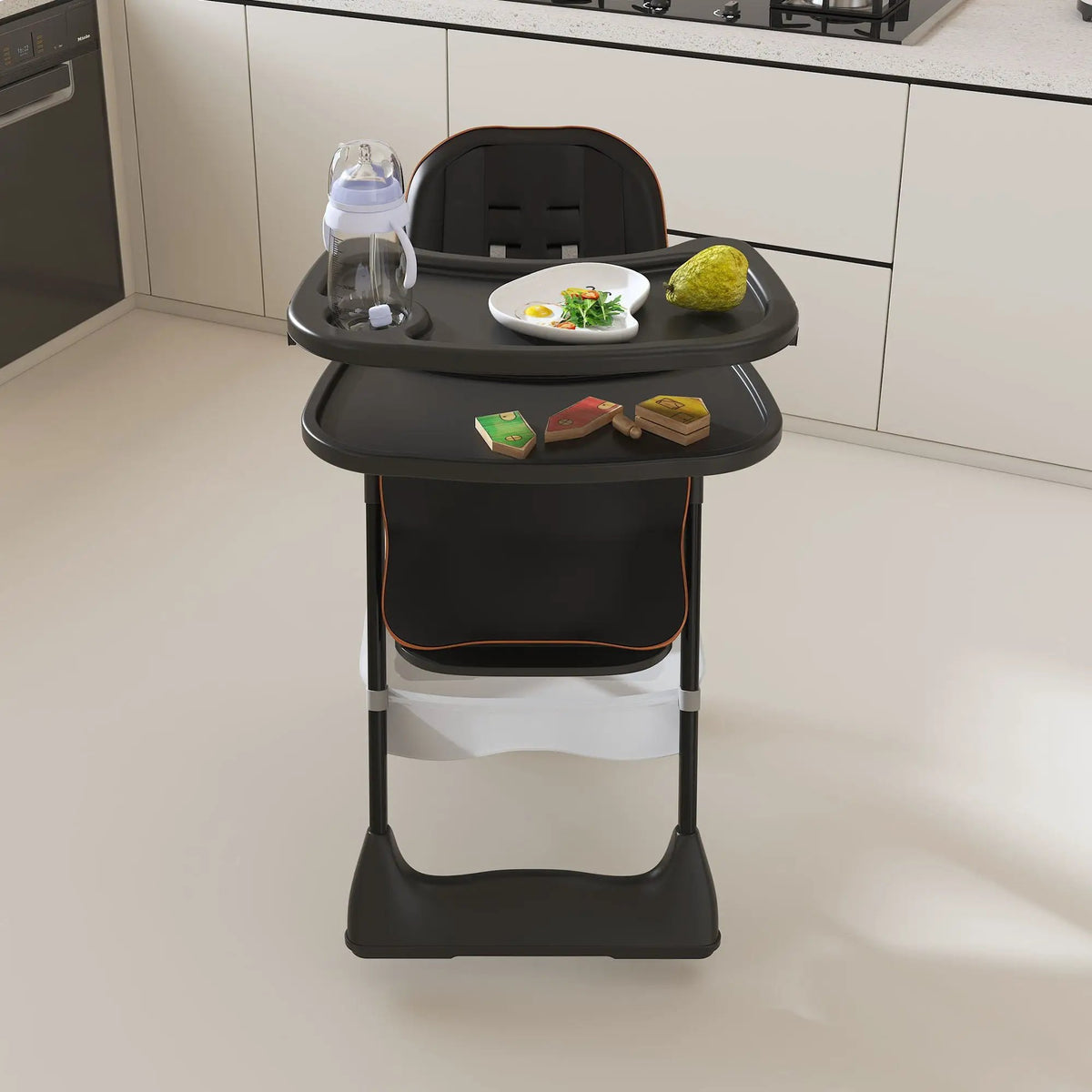 Adjustable Baby High Chair | 5 Height Settings | 3 Position Recline | Portable