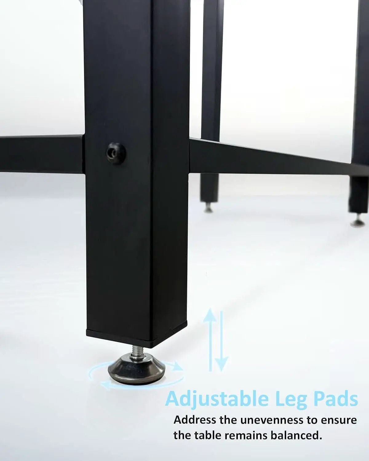 51 Inch Black Steel Computer Desk Heavy Duty 770 Lb from PriceLows™
