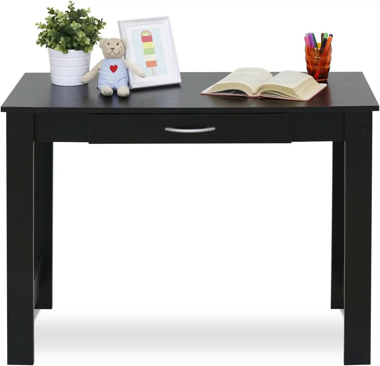 Jaya Writing Desk Large Blackwood With Drawer Home Office Desk from PriceLows™