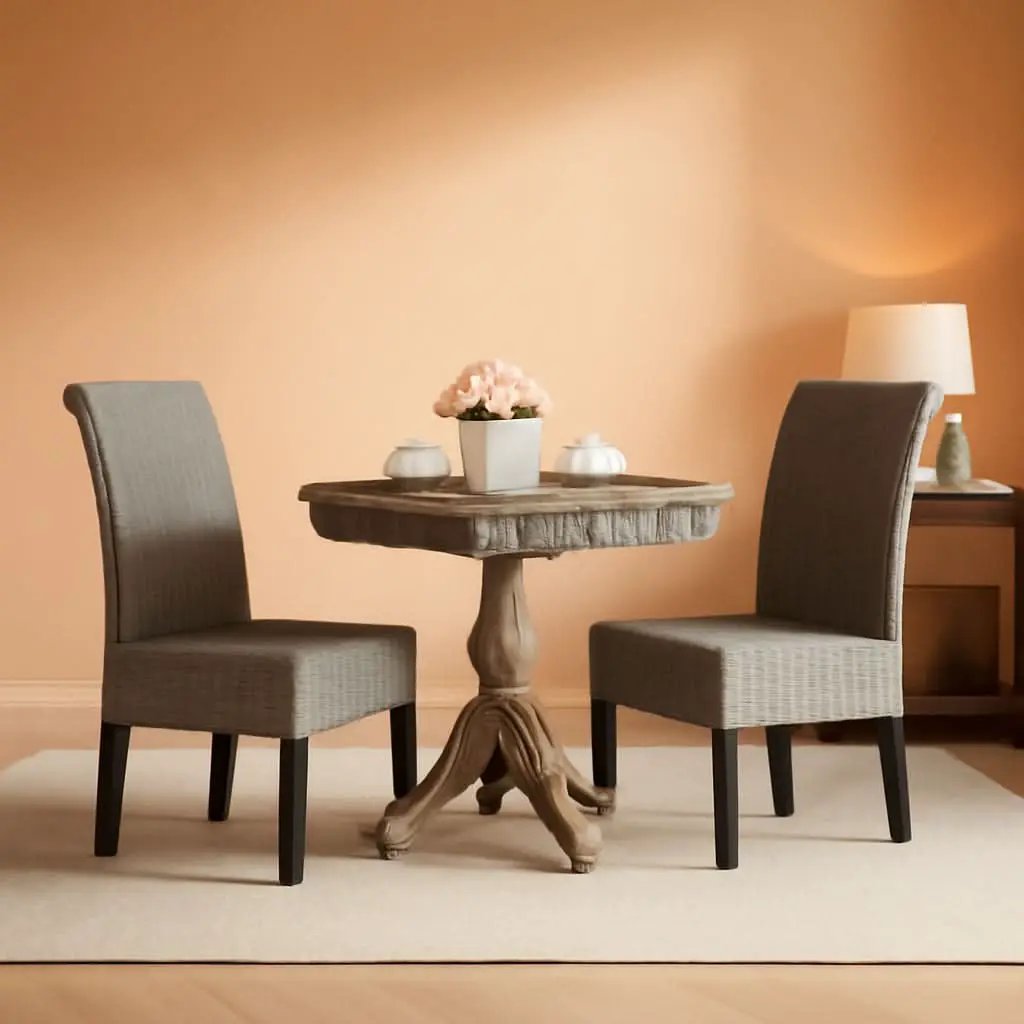 Grey 18 Inch Dining Chair Modern Design Living Room from PriceLows™
