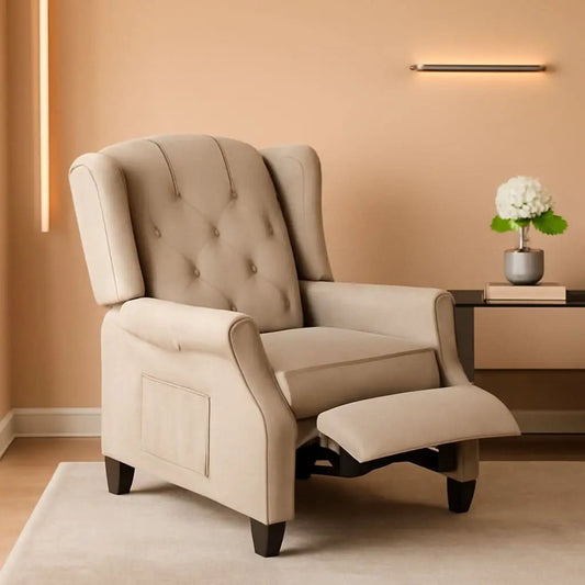 Wingback Recliner Chair With Massage And Heat For Living Room from PriceLows™