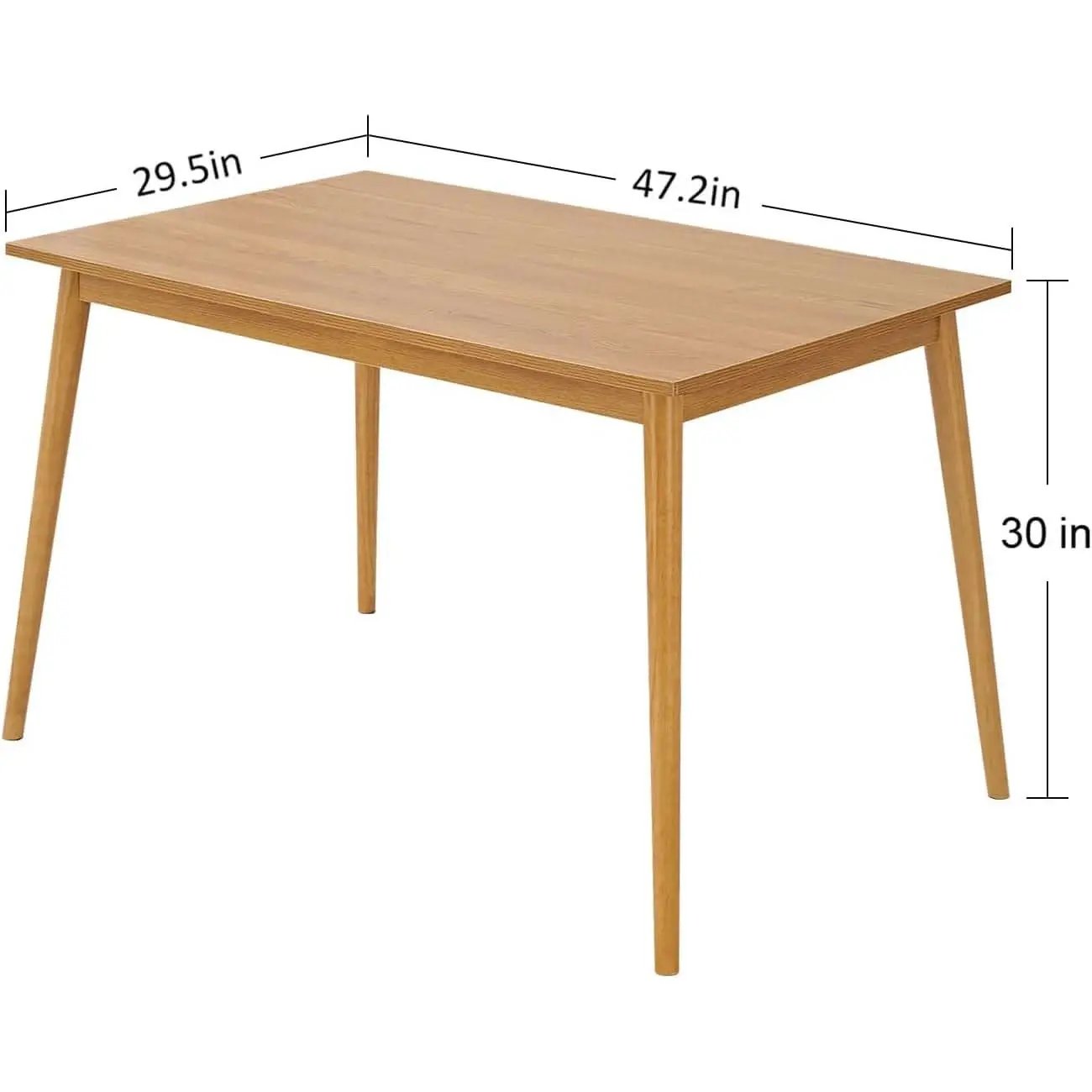 Farmhouse Dining Table For Two To Six With Easy Assembly from PriceLows™
