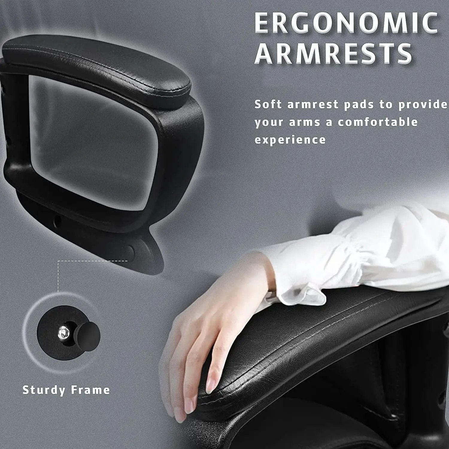 Ergonomic High Back Office Chair for Big and Tall Managers from PriceLows™