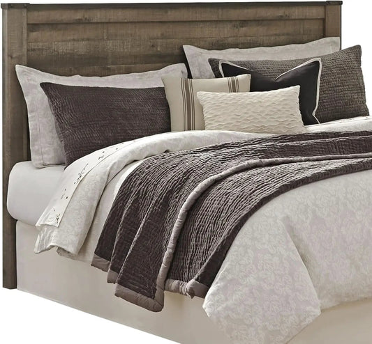 Rustic King Headboard with Charming Plank Details from PriceLows™