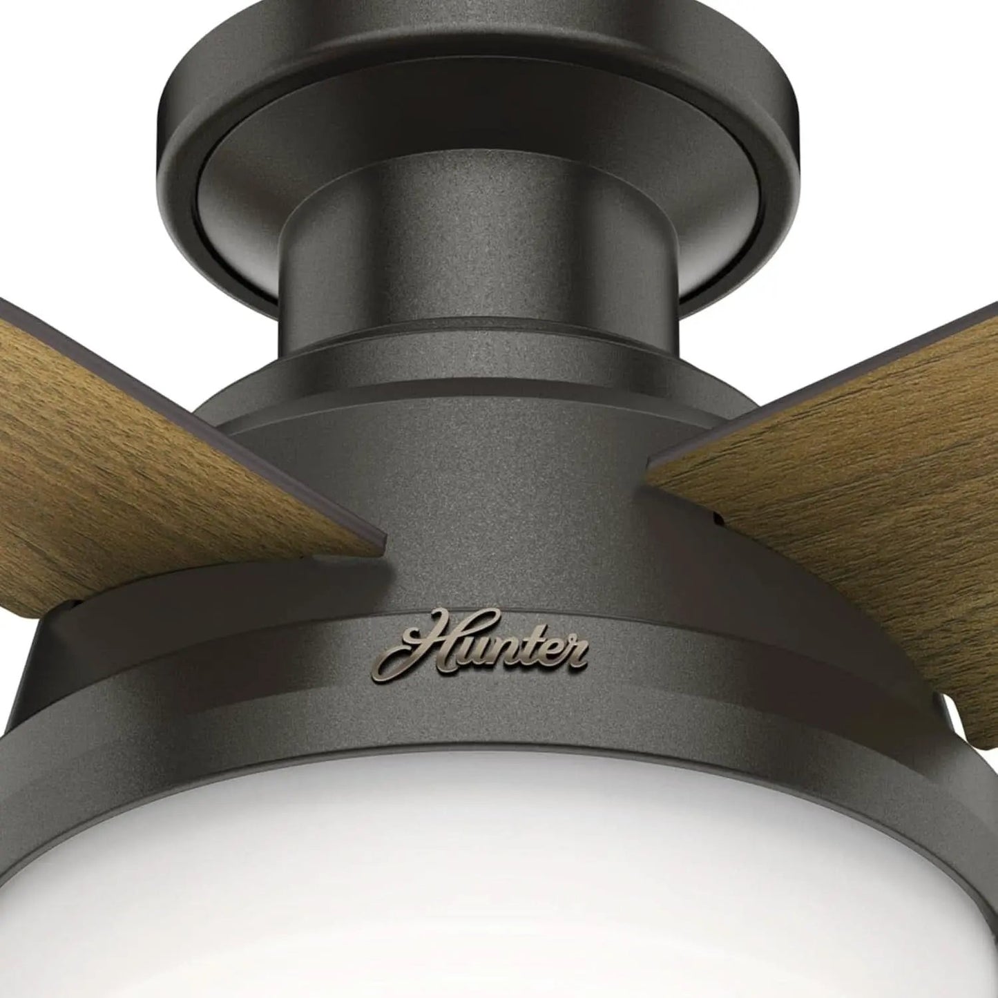 44 Inch Bronze Low Profile Ceiling Fan With LED Lights from PriceLows™