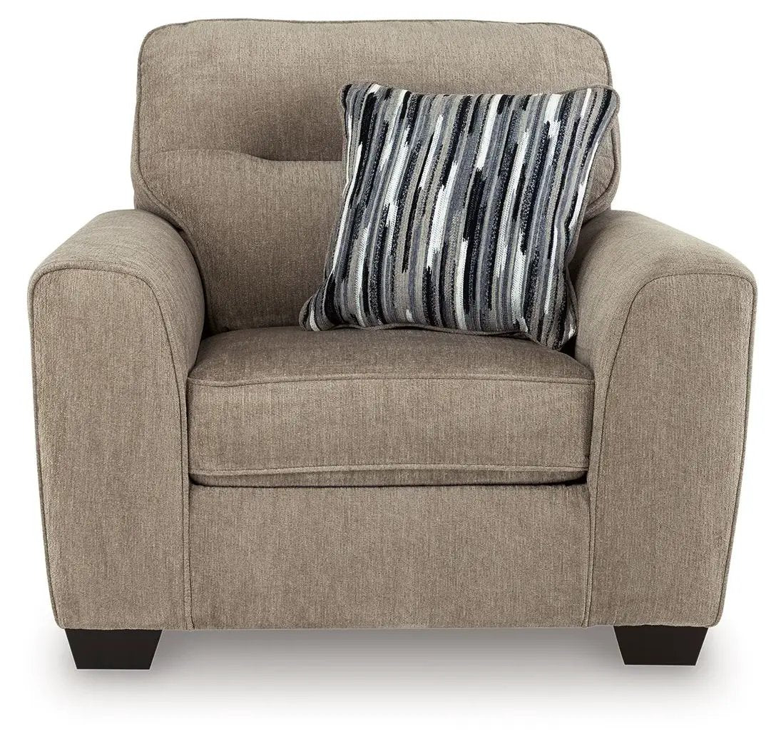 Olten Living Room Set | Contemporary Design | Neutral Upholstery | 2 Piece