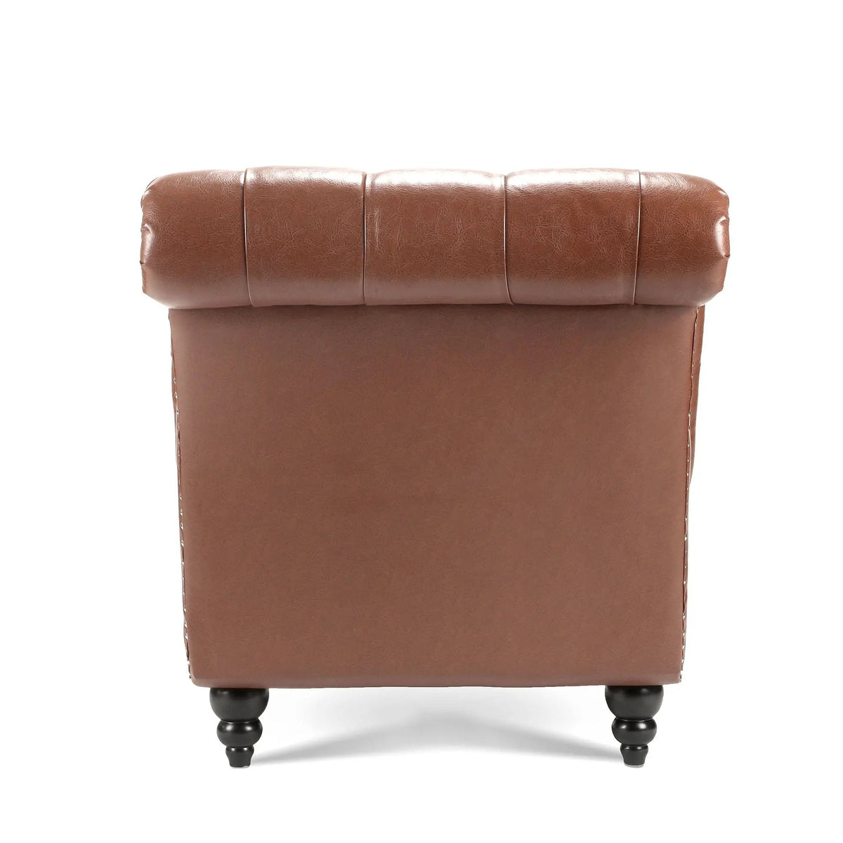Tufted Armless Chaise Lounge | High Density Foam | Bubble Nail Trim