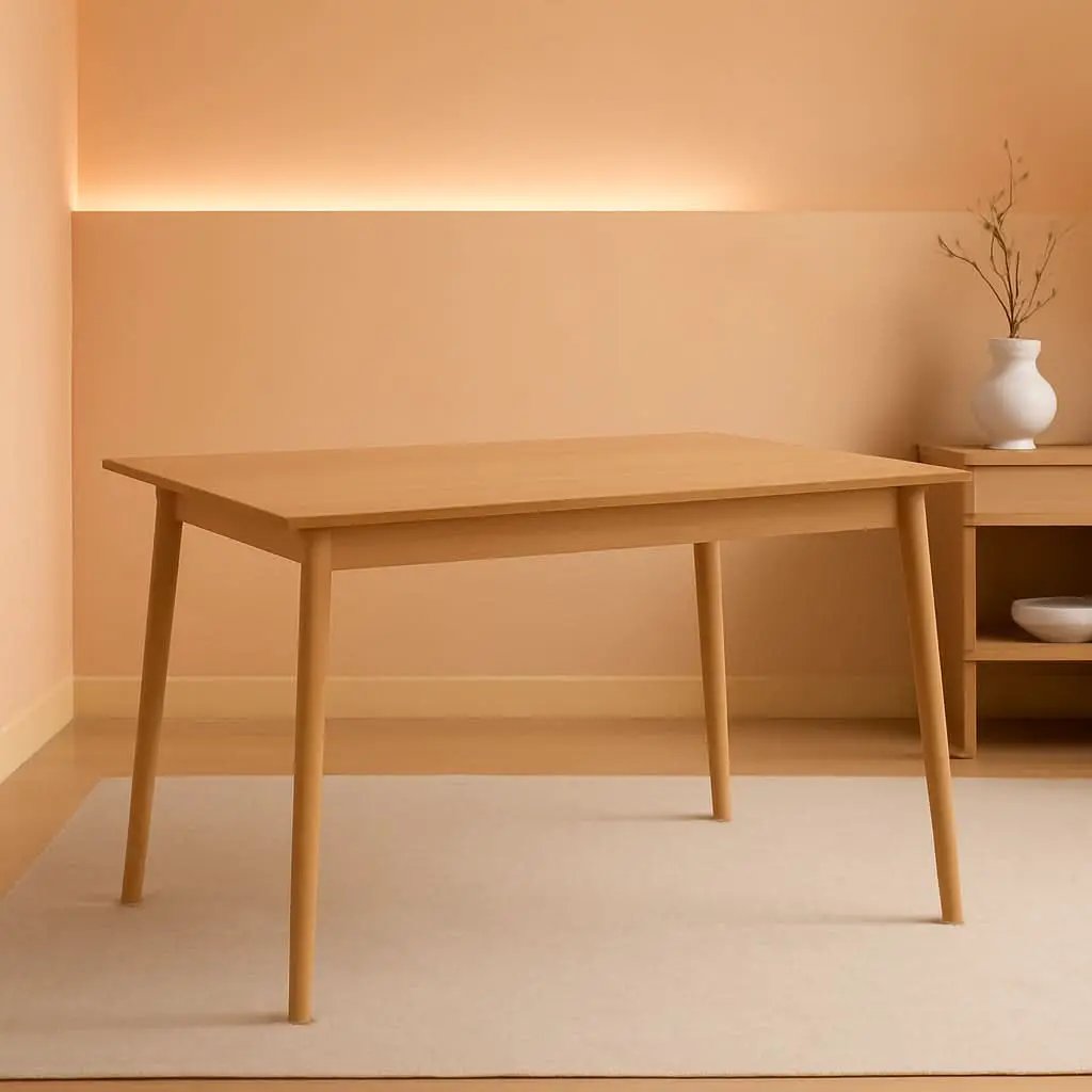 Farmhouse Dining Table For Two To Six With Easy Assembly from PriceLows™