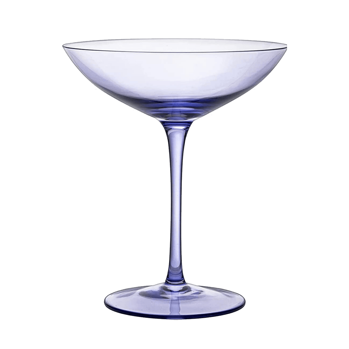 Corso Champagne Coupe Cocktail Glassware, Purple | 7 oz | Set of 2 | Entertaining