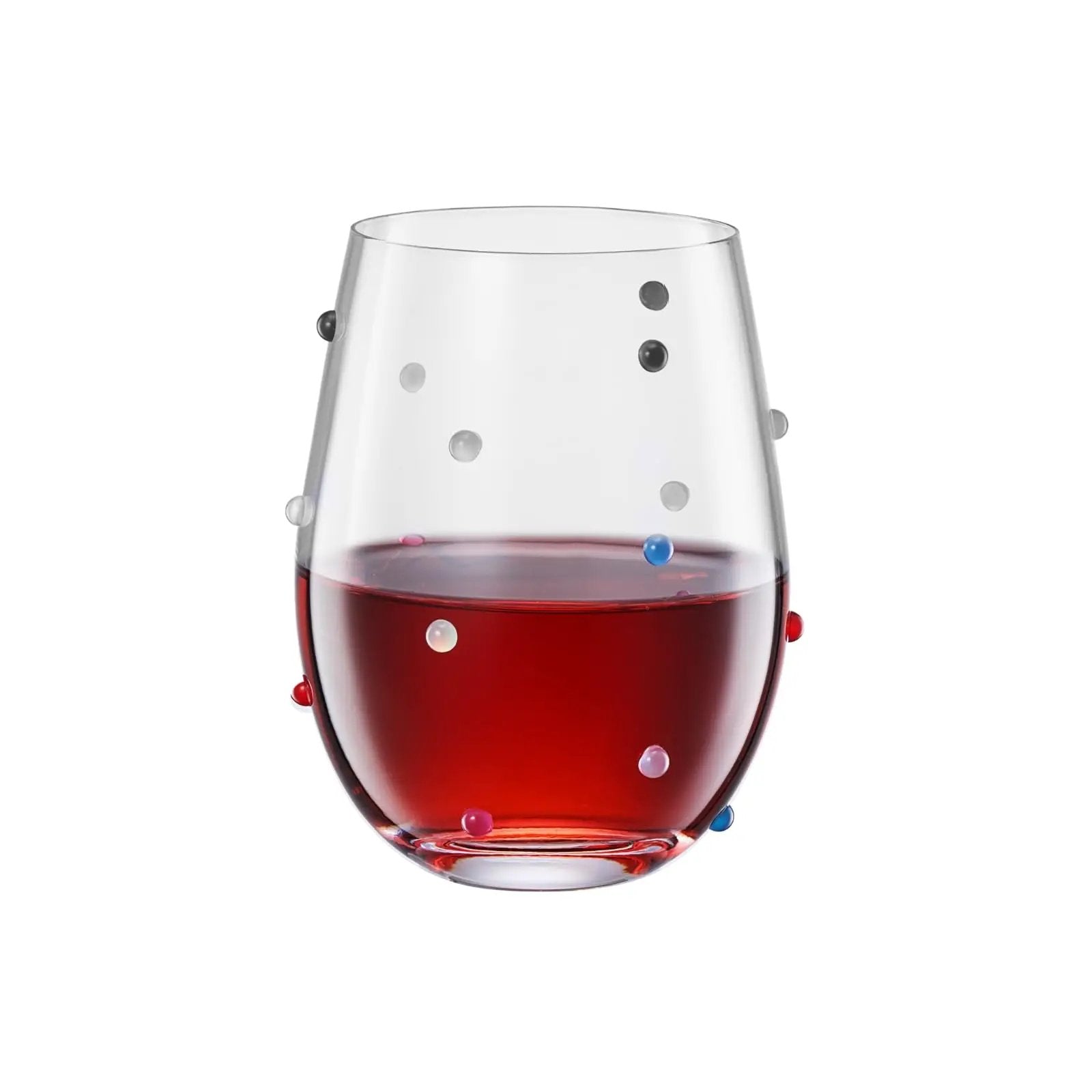 Khen Confetti Stemless Wine - Set of 2 from PriceLows™