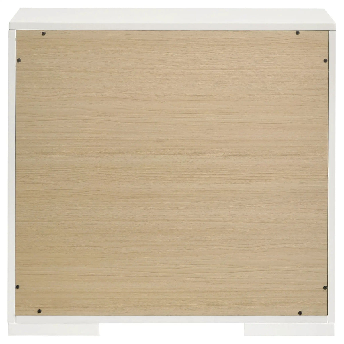 Ives 2-drawer Nightstand Bedside Table White High Gloss | 25.5 x 15.5 x 24.5 in | 2-Drawer | Bedroom