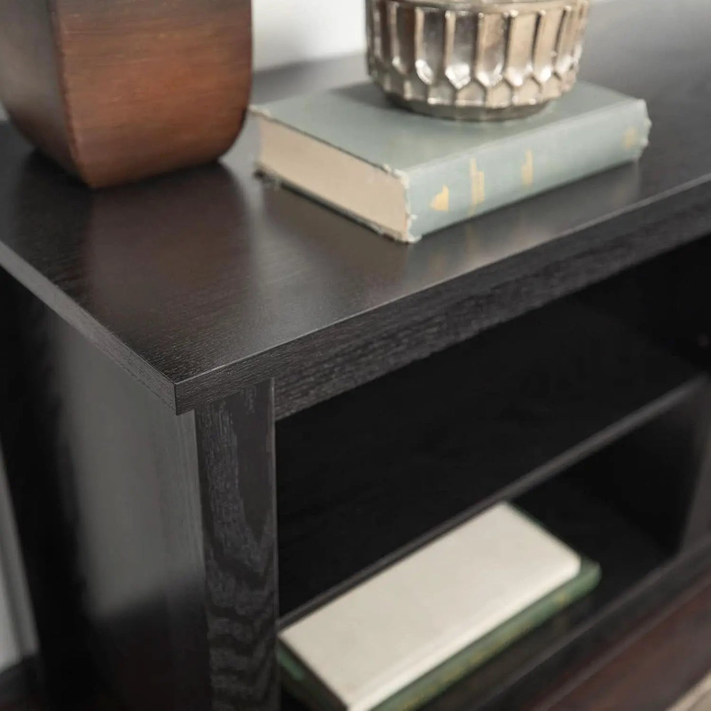 Wren Classic 6 Cubby TV Stand Black 70 Inch for 80 Inch TVs from PriceLows™