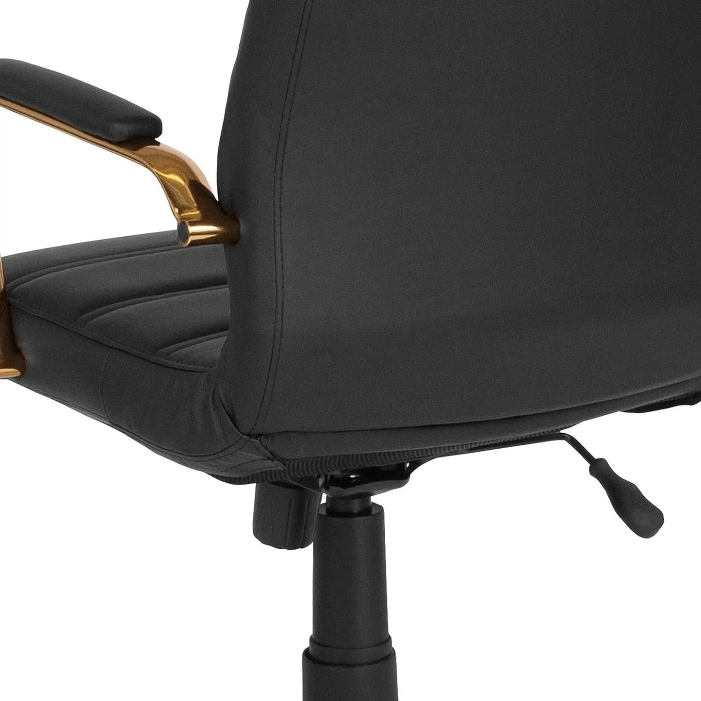 Whitney Black High Back Leathersoft Desk Chair Swivel from PriceLows™