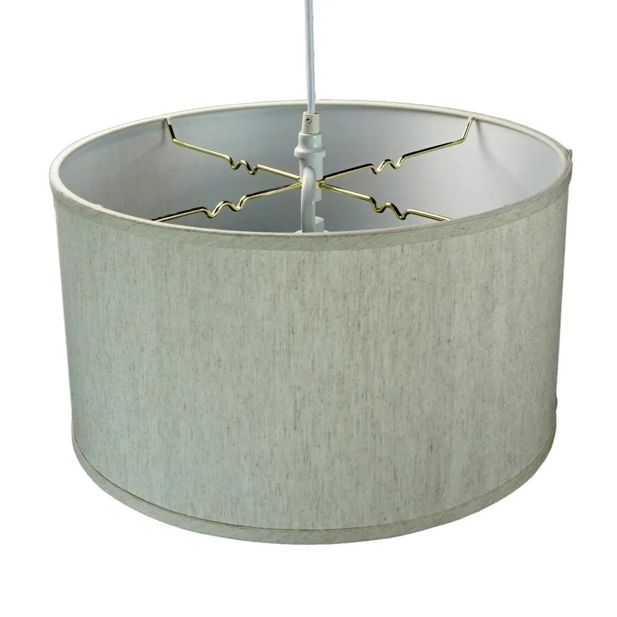 Swag Pendant | 18 Inch Wide | 2 Light | Textured Oatmeal