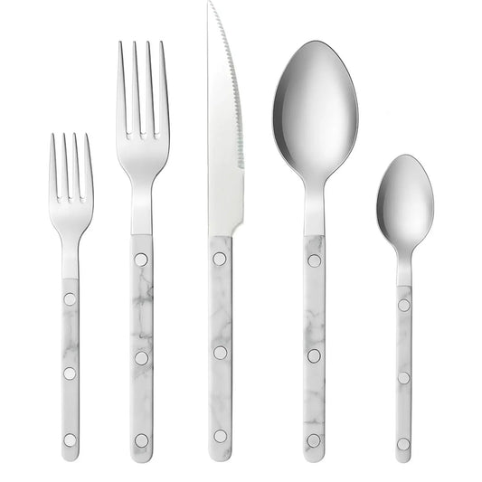 Khen 20-Piece Cutlery Set – Includes Dinner Knives, Forks, Spoons from PriceLows™