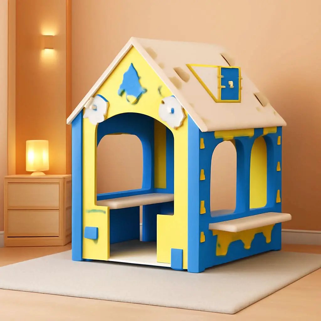 EVA Kids Indoor Playhouse Colorful Educational Fort from PriceLows™