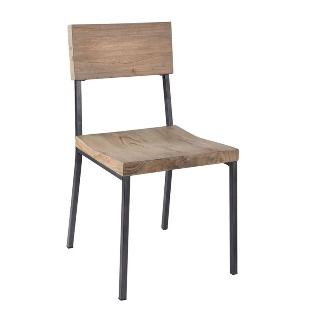 Tacoma Dining Chair (Set of 2) | Chair Set | Steel & Metal | Gray