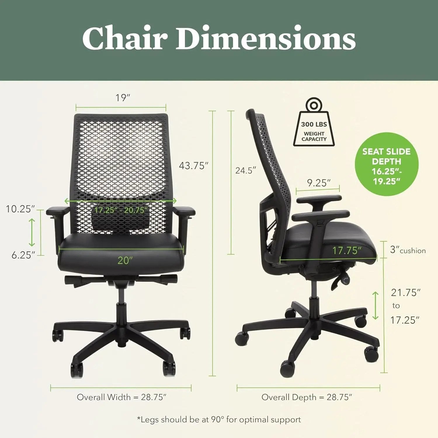 Ignition 2.0 Reactiv Ergonomic Office Chair With Lumbar Support Blue from PriceLows™