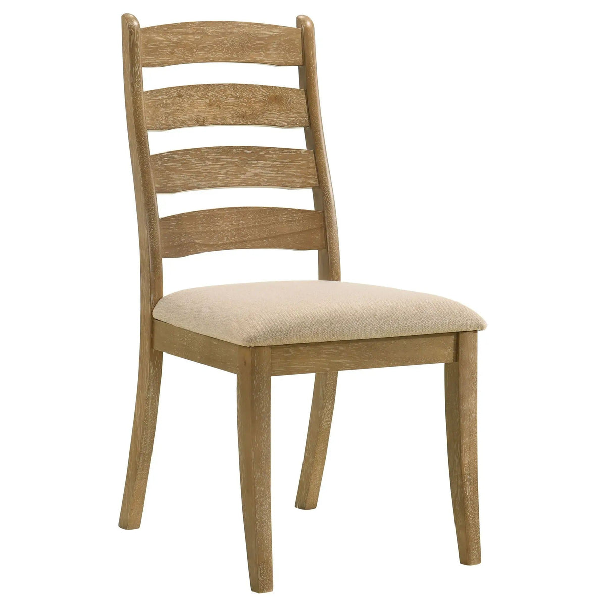 Danvers Wood Dining Side Chair Brown Oak (Set of 2) | 20 x 24 x 39.25 in | Fabric & Wood | Dining Room