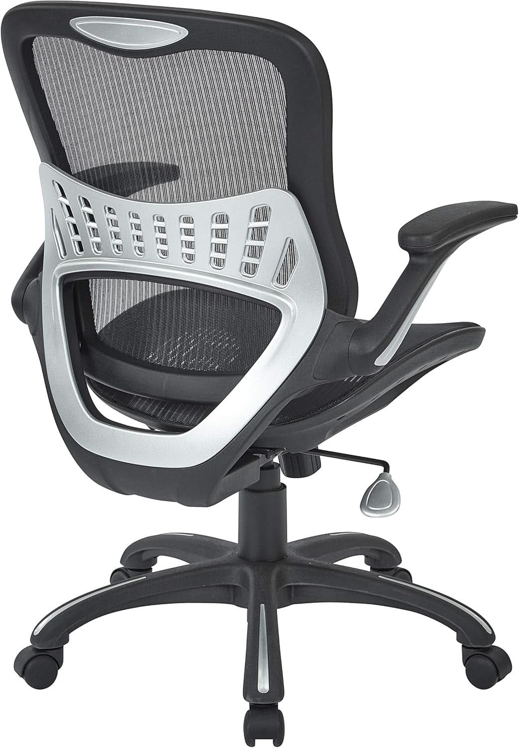 Riley Ventilated Manager's Office Desk Chair With Black Mesh from PriceLows™