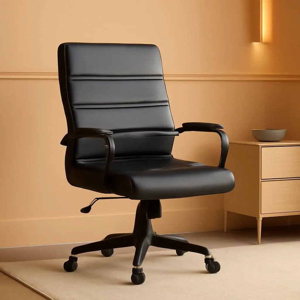 Whitney High Back Desk Chair With Adjustable Height from PriceLows™