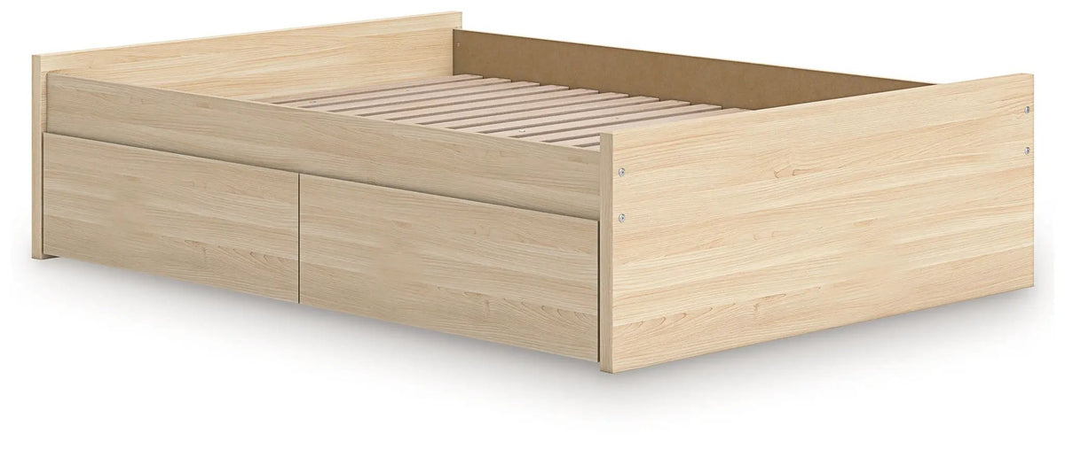Platform Bed | Four Storage Drawers | Clean Minimal Design