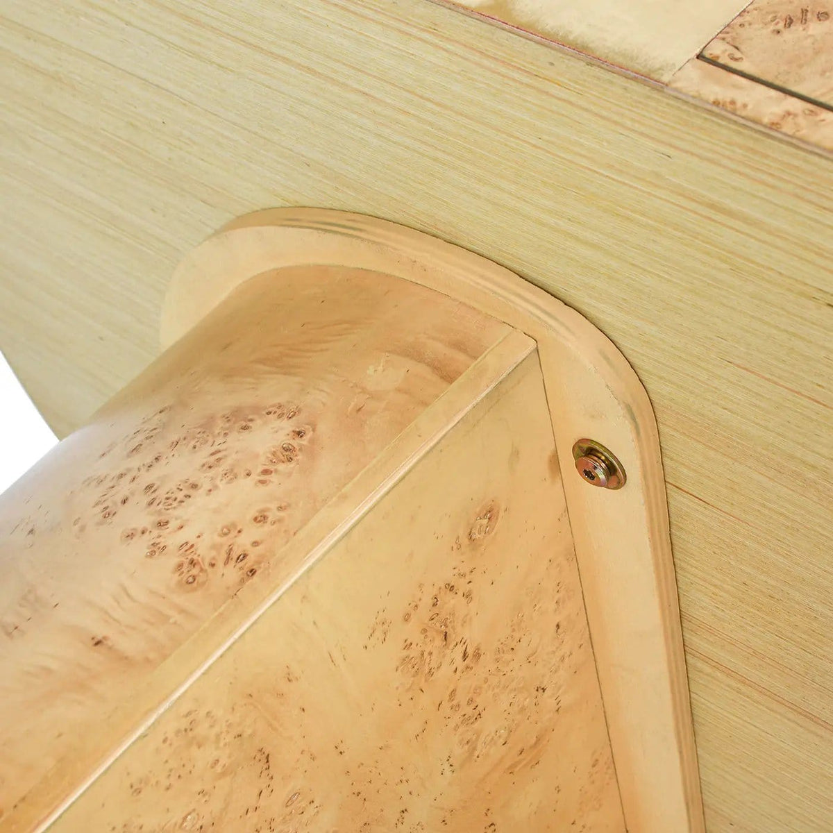 Jesse Single Drawer Oval Computer Desk | 2 Pieces | Plywood & Veneer | Home Office