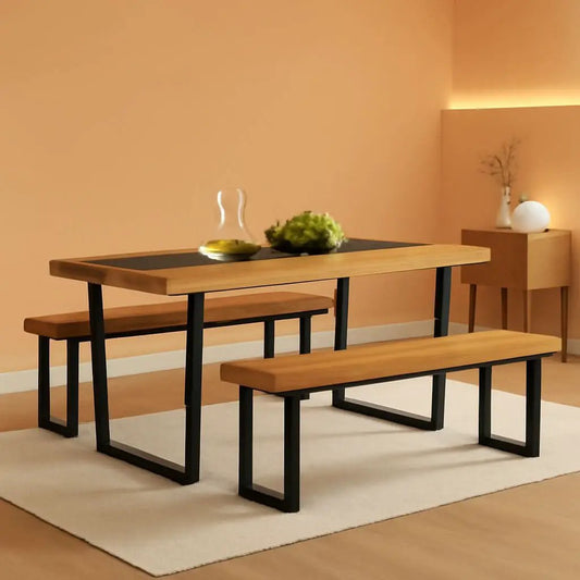 Six To Eight Seats Farmhouse Modern Kitchen Dining Table from PriceLows™