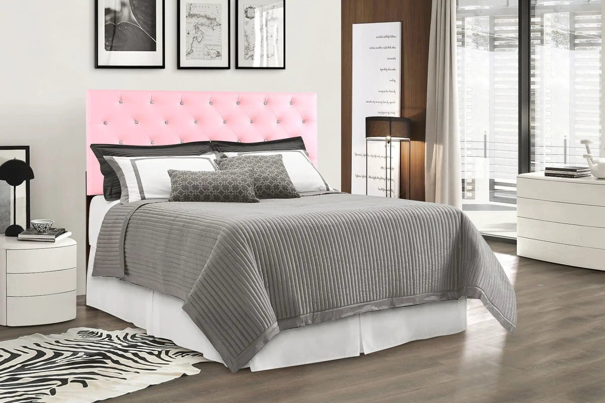 Panel Headboard & Button Tufting | 3 Pieces | Wood | Home